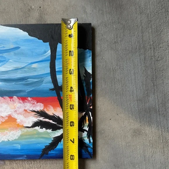 Tropical Sunset Canvas Art - Picture 9 of 10